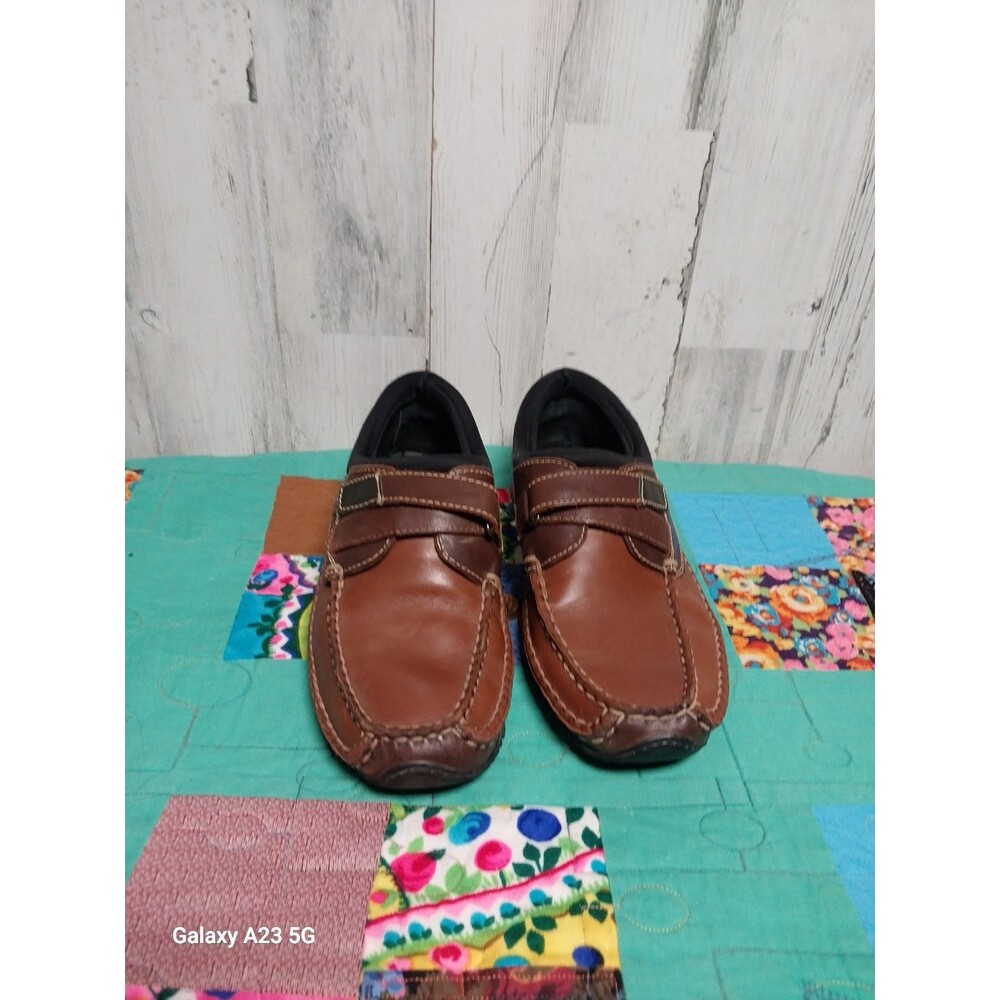 HS Trask Brown Leather Loafer Size 10 M